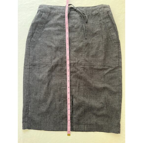 PrAna Bristol Straight Pencil Hemp Blend Skirt In Gray Women's SIze XS - Picture 8 of 11